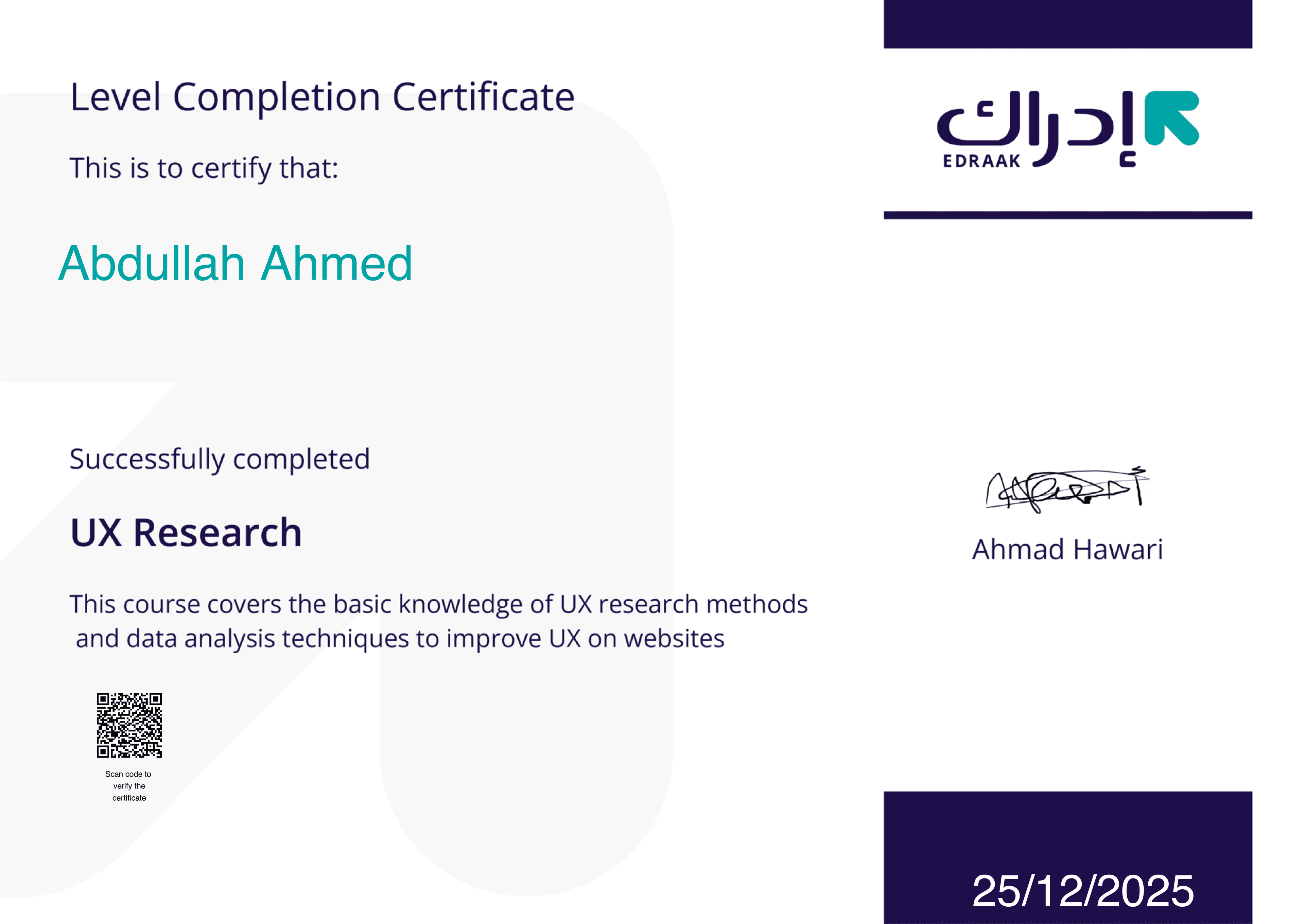 User Experience Research